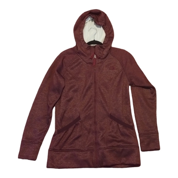 The North Face Mattea Parka Heather Fleece Full Zip Hooded Jacket - Picture 2 of 8